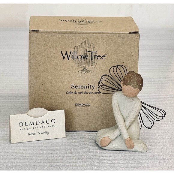 Willow Tree Angel Serenity by Susan Lordi 2002 VTG Signed & Numbered Figurine - Picture 1 of 7